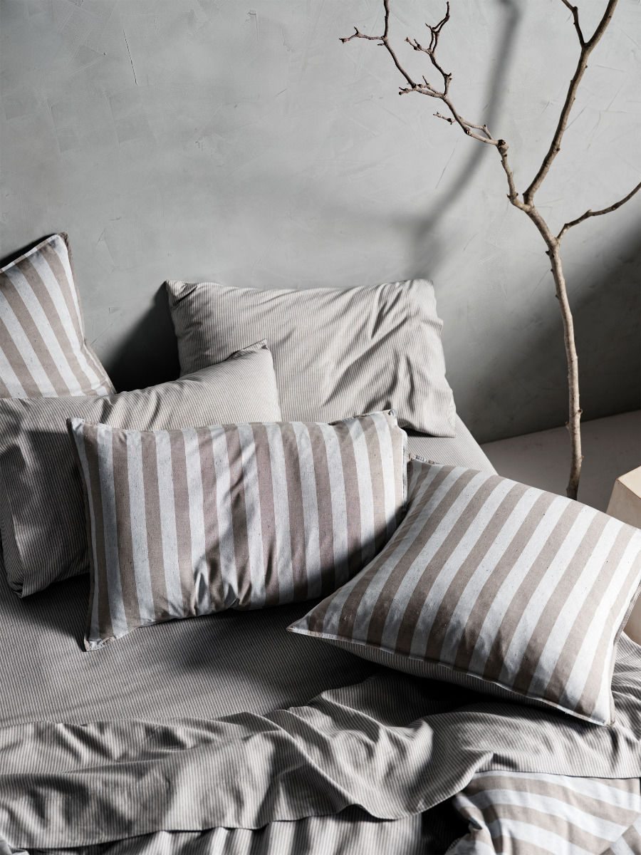 LINEN HOUSE REJEANERATION ADRIE OLIVE QUILT COVER SET Linen House