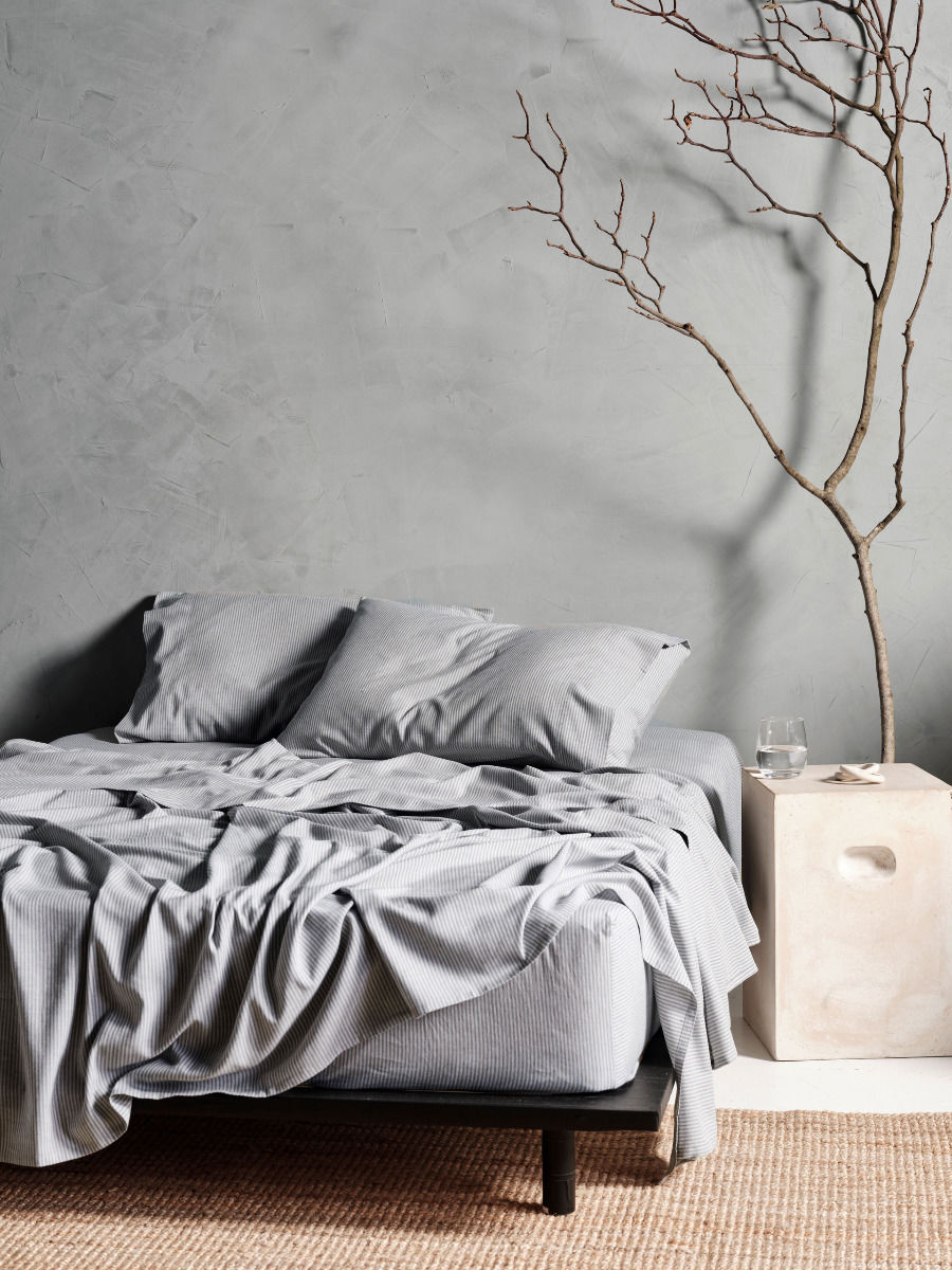 LINEN HOUSE REJEANERATION ADRIE OLIVE SHEET SET Linen House