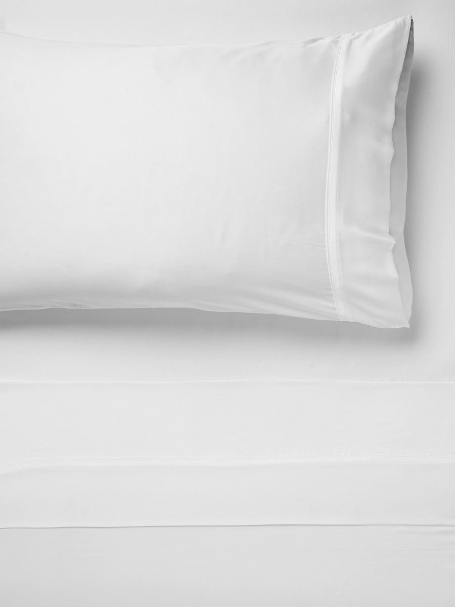 LINEN HOUSE TENCEL SHEET SET - WHITE