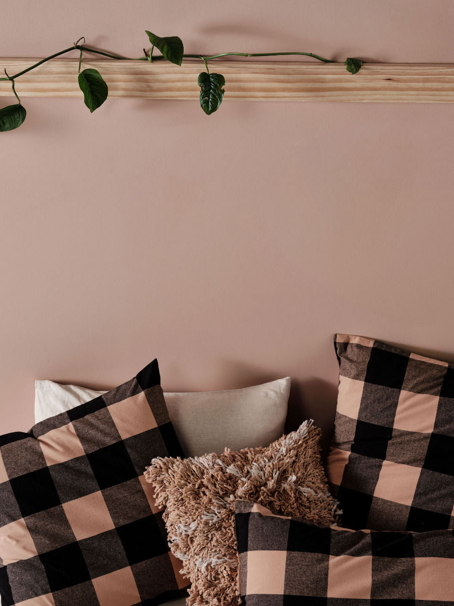 LINEN HOUSE WREN CAVIAR QUILT COVER SET Linen House