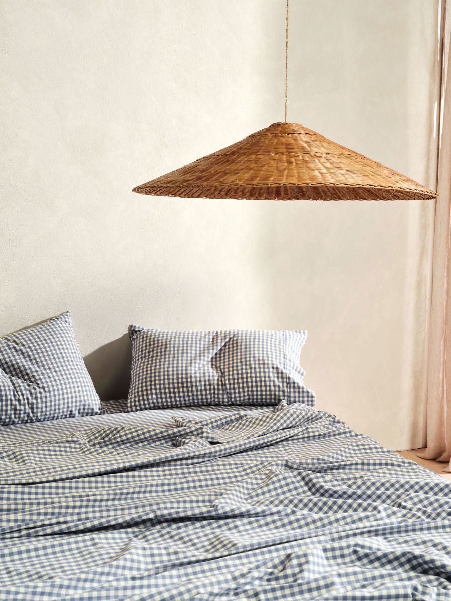 LINEN HOUSE SPRINGSTEEN BLUE SHEET SET Linen House