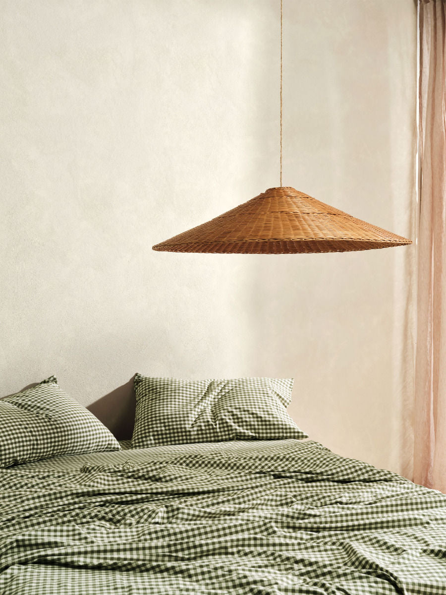 LINEN HOUSE SPRINGSTEEN MOSS SHEET SET Linen House