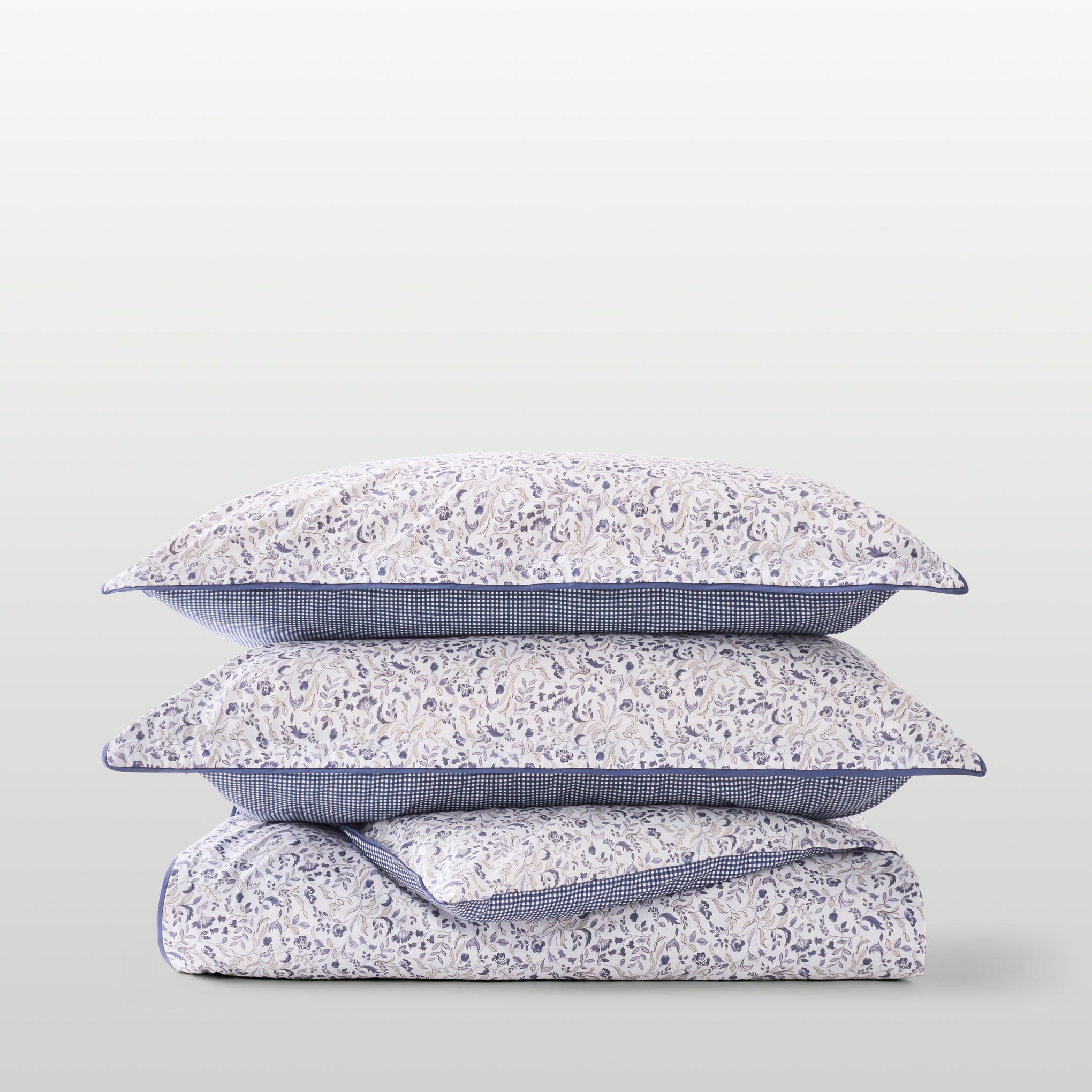 Linen House Bath Mat Christy | Ditsy Gingham Blue Quilt Cover Set