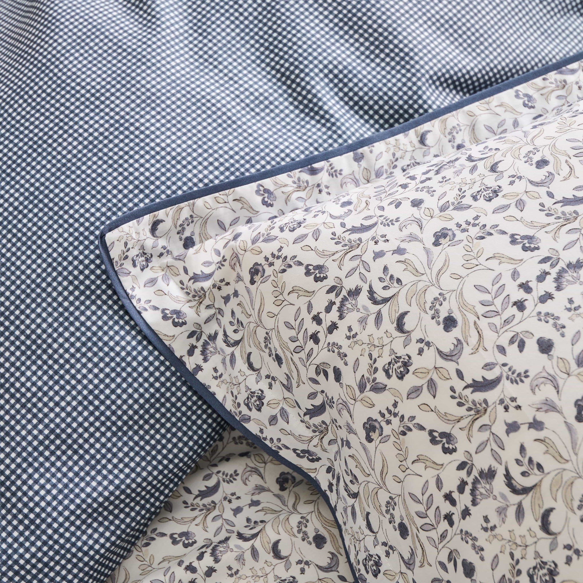 Linen House Bath Mat Christy | Ditsy Gingham Blue Quilt Cover Set