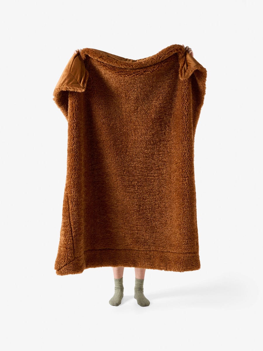 Linen House Pillows/Cushions Cinnamon LINEN HOUSE SHETLAND THROW