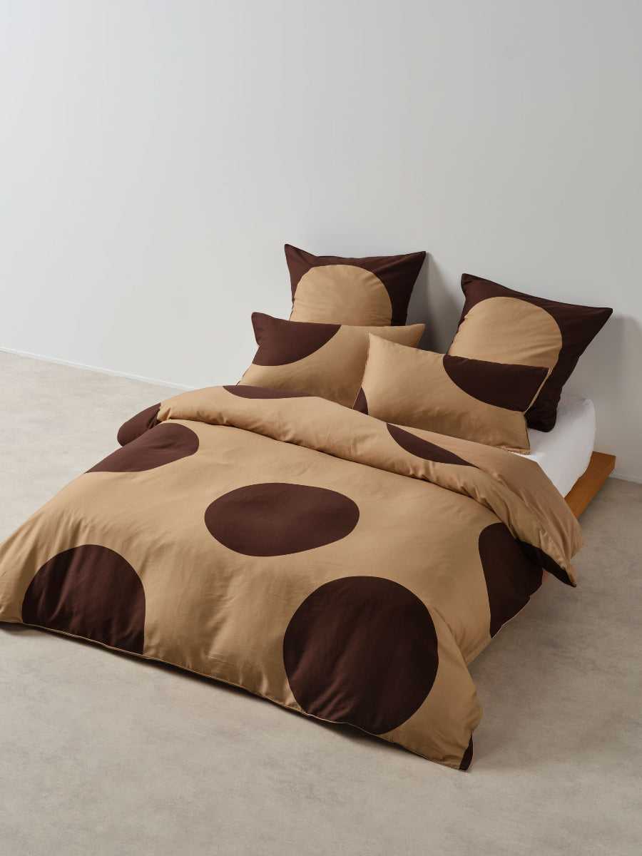 Linen House Quilt Cover Clay / Single LINEN HOUSE PLUTO | CLAY and OLIVE QUILT COVER SET