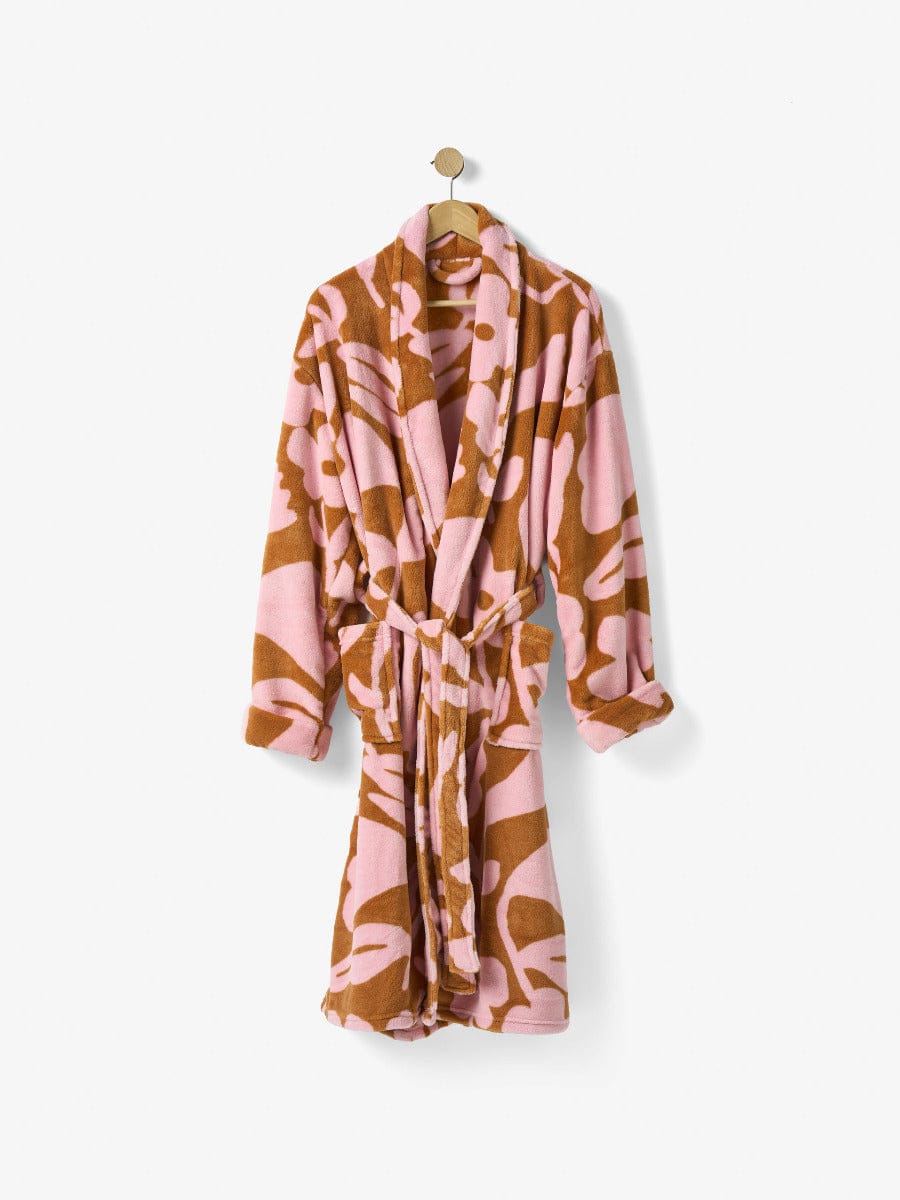 Linen House Bath Robe GINGER / One Size LINEN HOUSE | FRANCESCA BATH ROBE