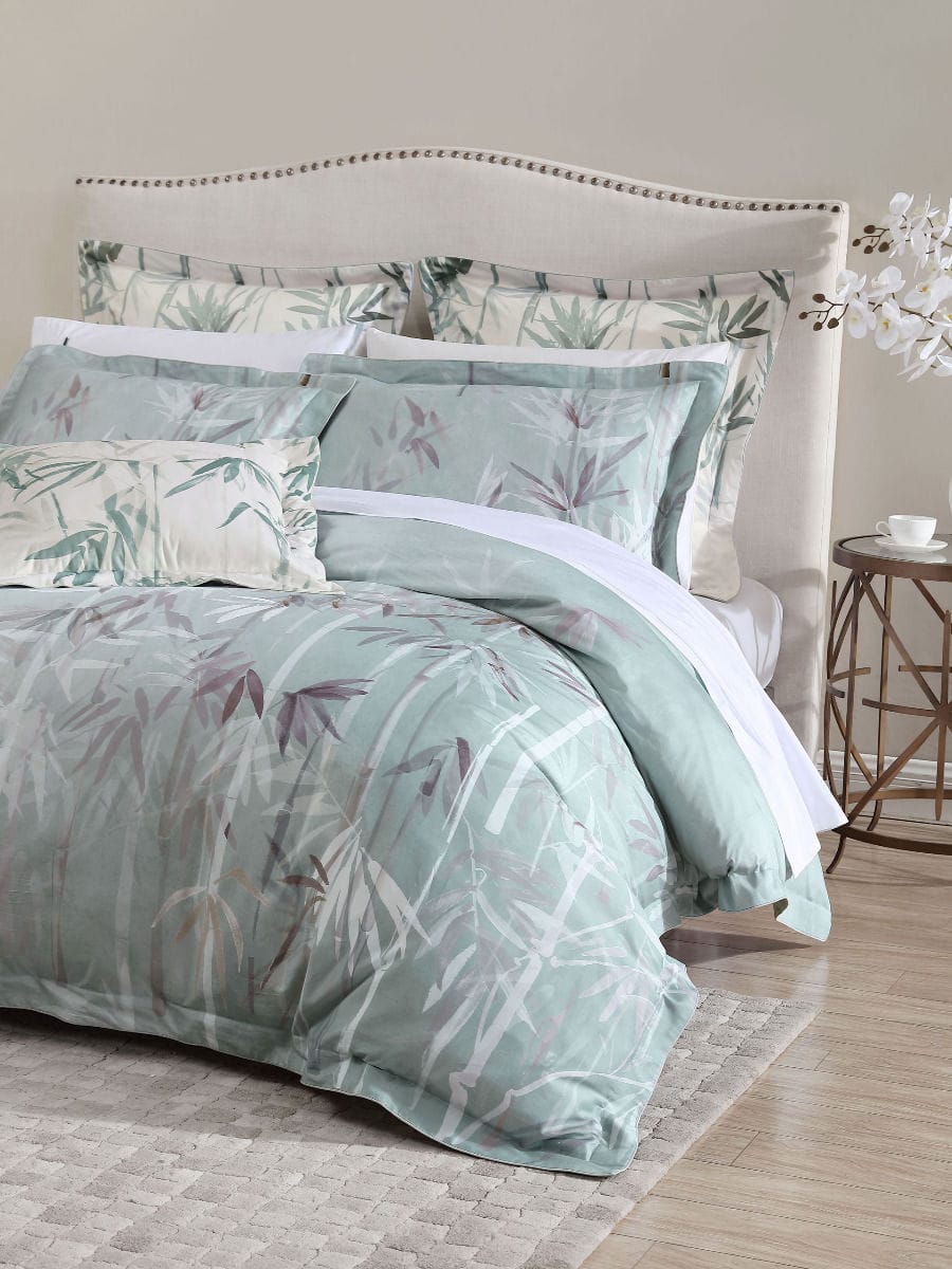Linen House Quilt Cover GRACE BY LINEN HOUSE BAMBOO FLORETTE QUILT COVER SET