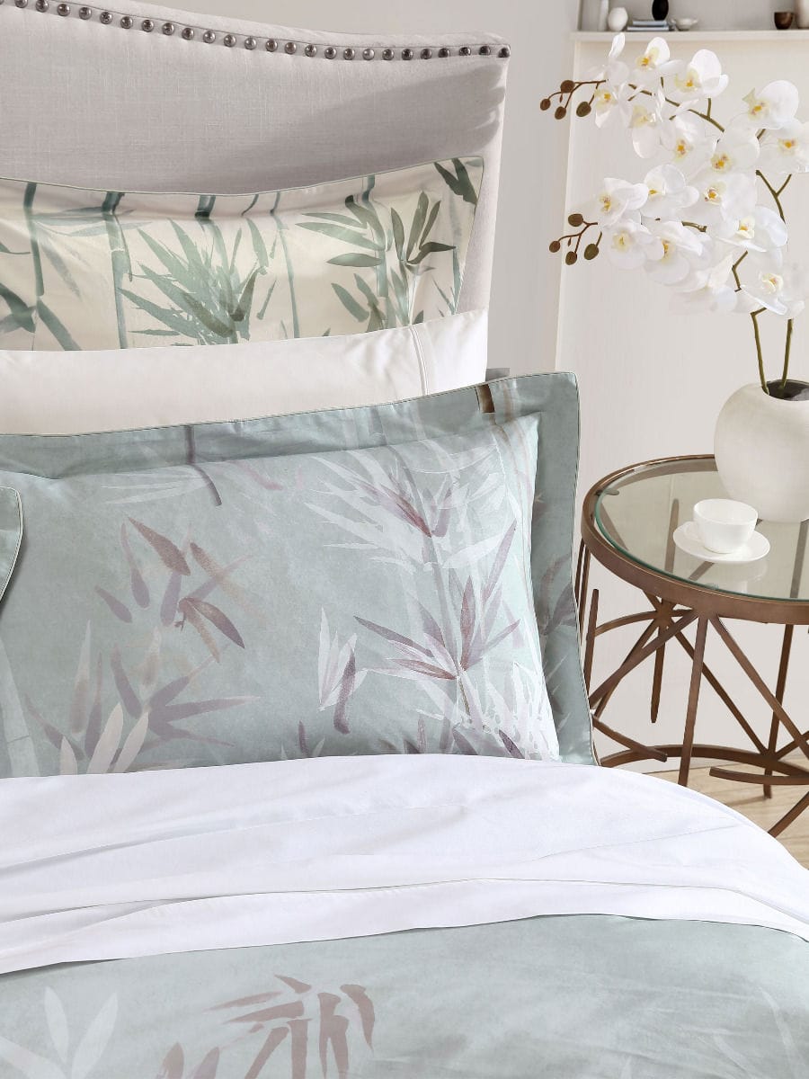Linen House Quilt Cover GRACE BY LINEN HOUSE BAMBOO FLORETTE QUILT COVER SET