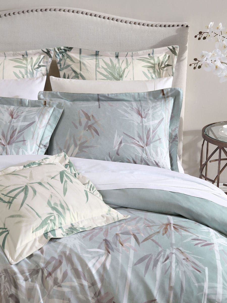 Linen House Quilt Cover GRACE BY LINEN HOUSE BAMBOO FLORETTE QUILT COVER SET