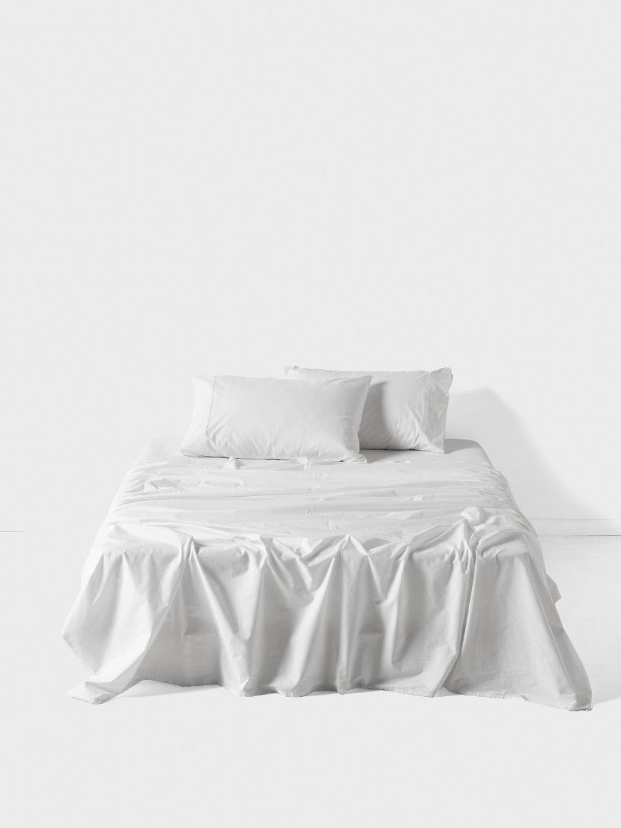 Linen House Bed Sheets LINEN HOUSE 1000TC COTTON SATEEN SHEET SET - WHITE