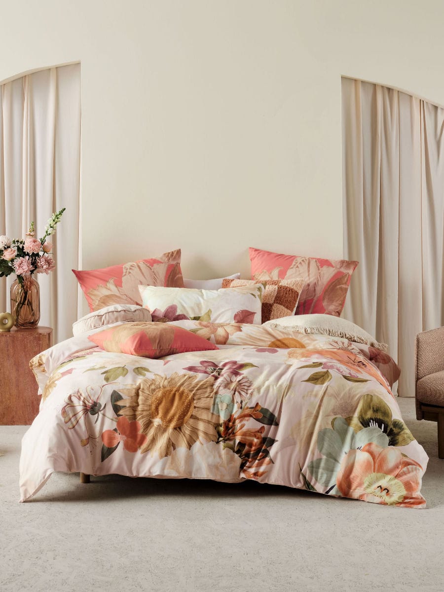 Linen House Quilt Cover LINEN HOUSE AMORINA QUILT COVER SET