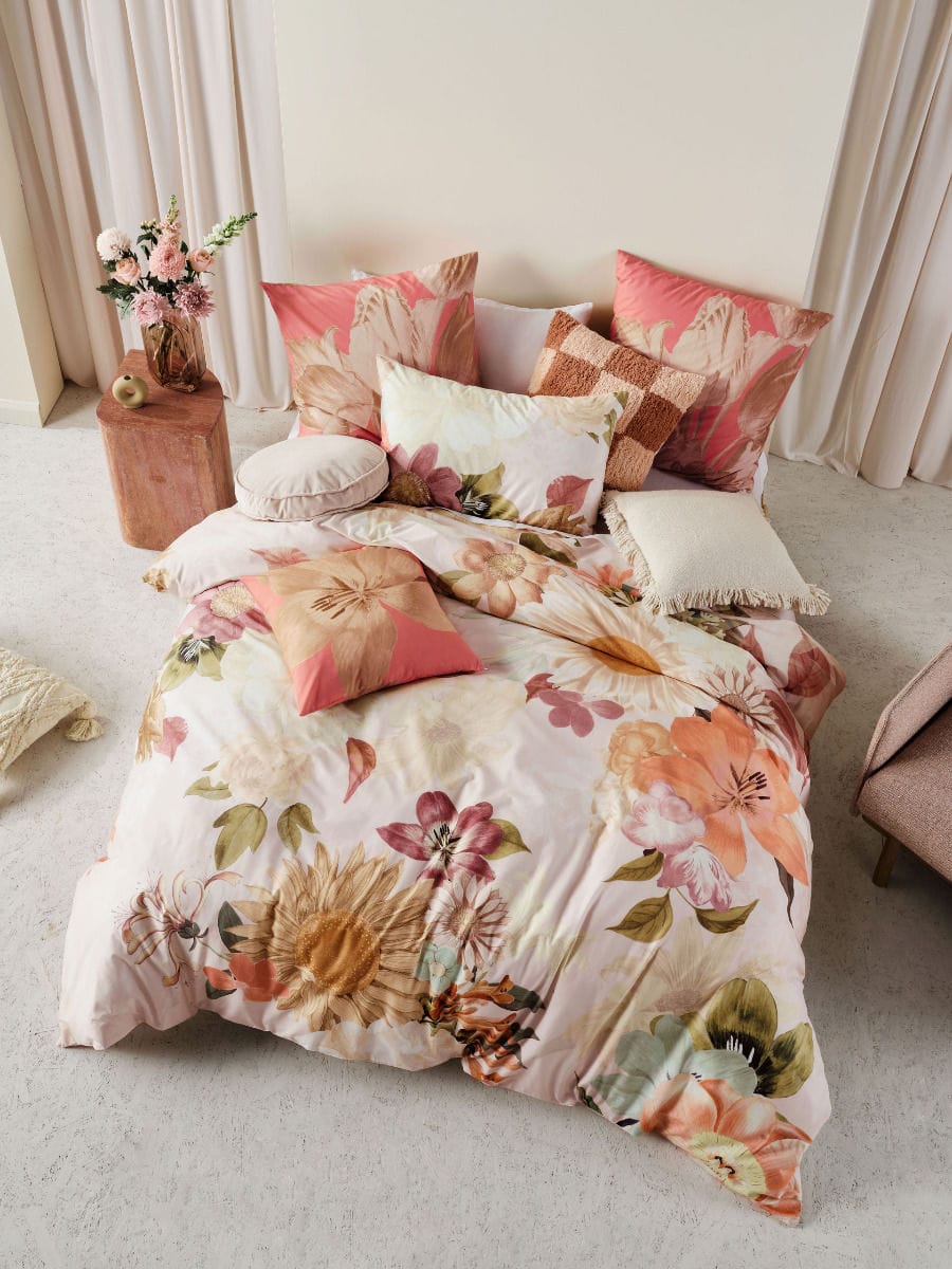 Linen House Quilt Cover LINEN HOUSE AMORINA QUILT COVER SET