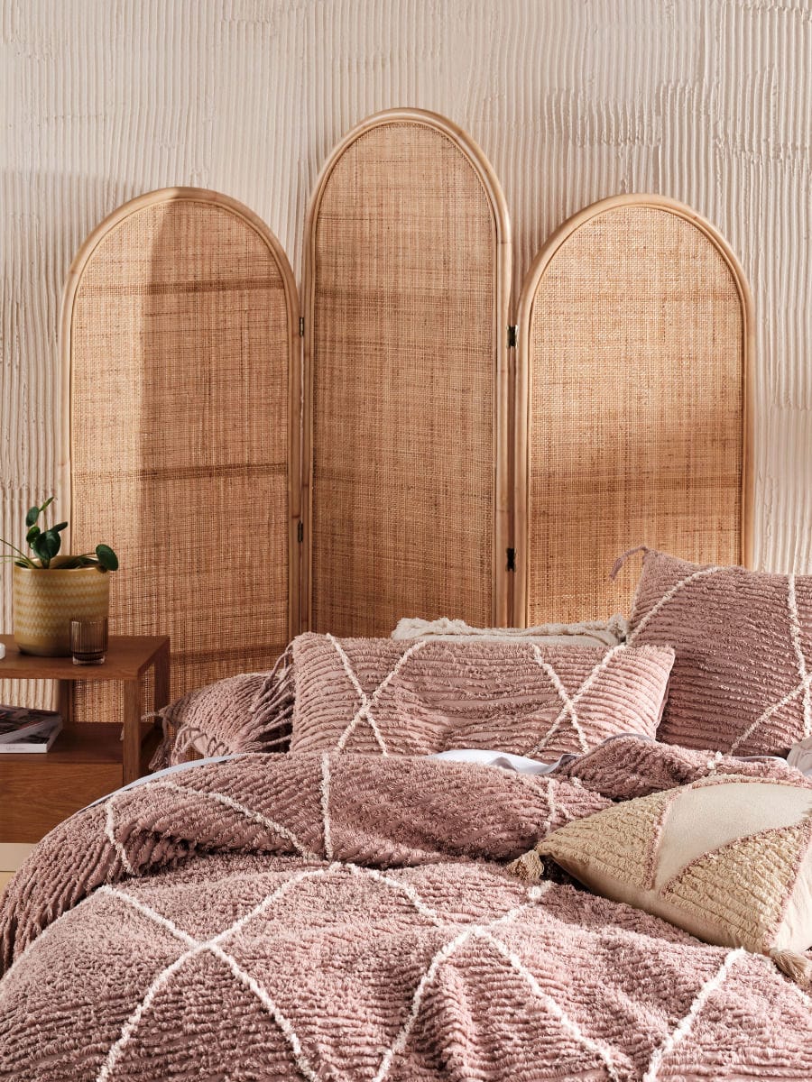 Linen House Quilt Cover LINEN HOUSE ASHA DUSK QUILT COVER SET
