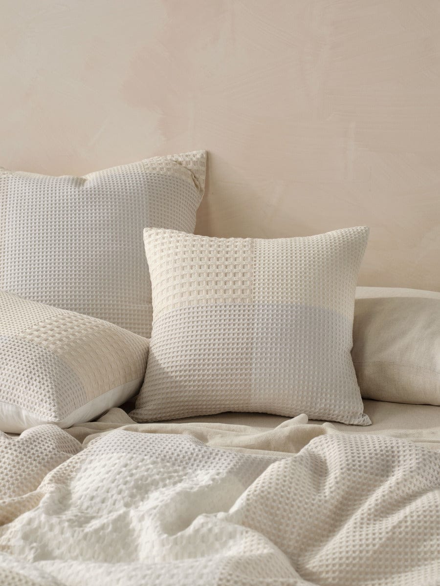 Linen House Quilt Cover LINEN HOUSE BALEARES NATURAL QUILT COVER SET