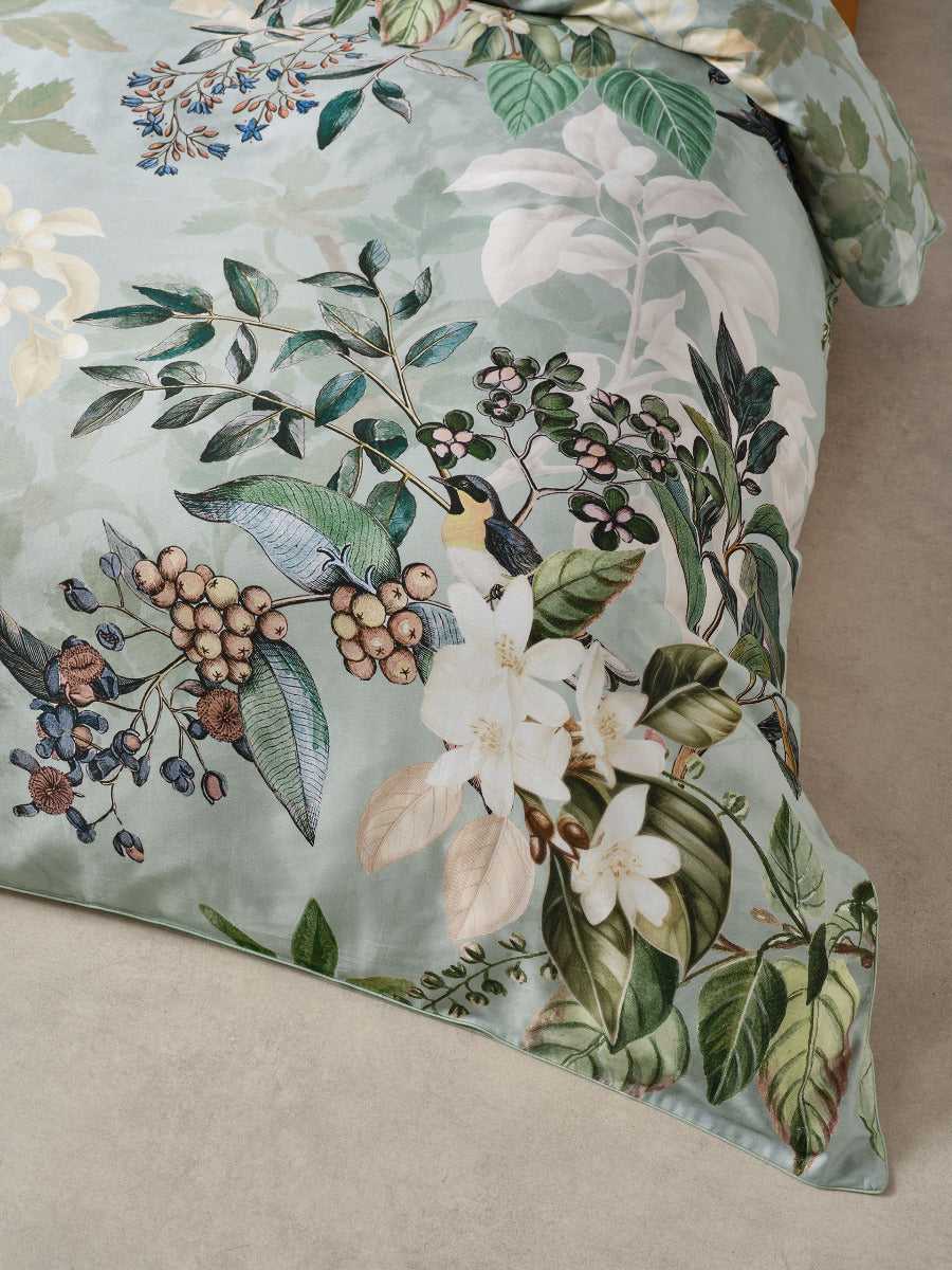 Linen House Quilt Cover LINEN HOUSE BLAIR | JADE QUILT COVER
