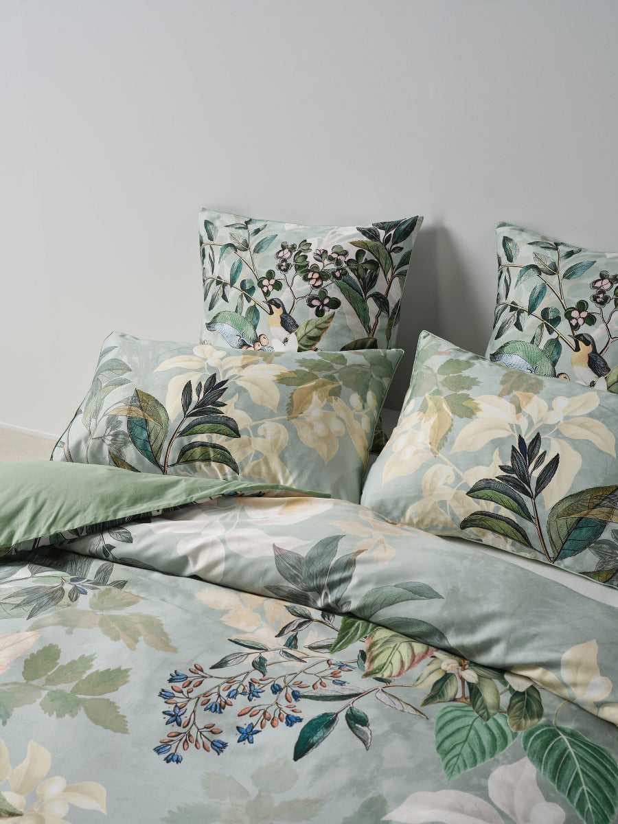 Linen House Quilt Cover LINEN HOUSE BLAIR | JADE QUILT COVER