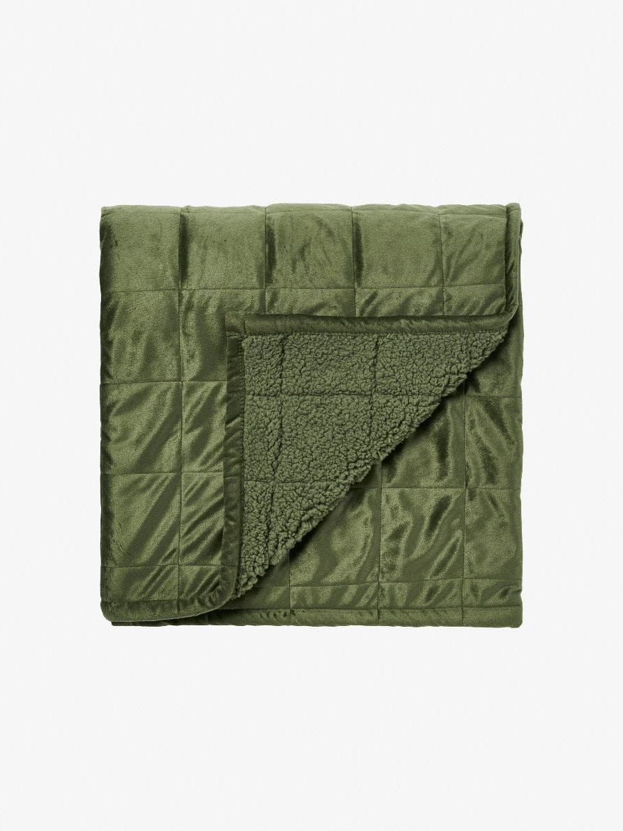 Linen House Blanket Linen House BRAY THROW - OLIVE