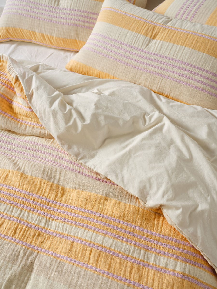 Linen House Quilt Cover LINEN HOUSE CAMPBELL | MANGO QUILT COVER
