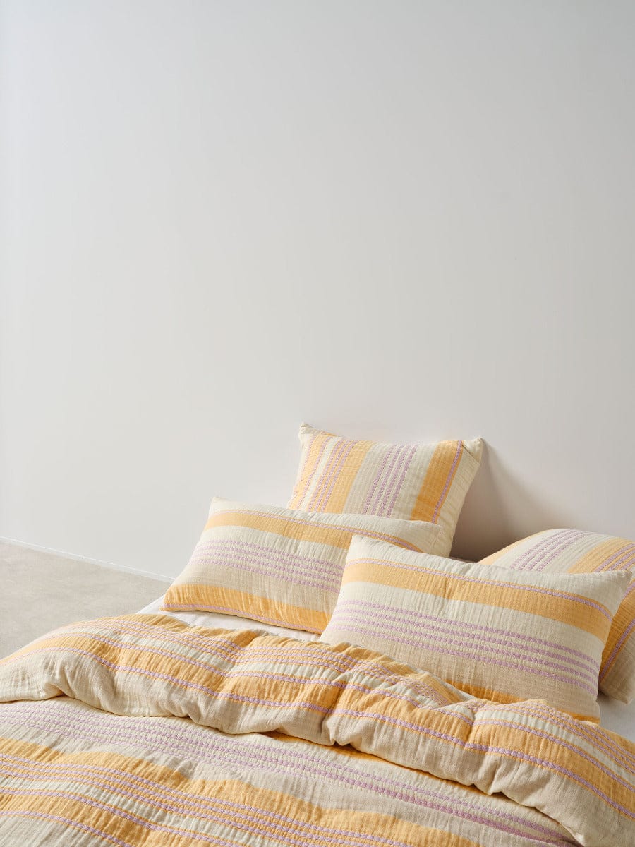 Linen House Quilt Cover LINEN HOUSE CAMPBELL | MANGO QUILT COVER