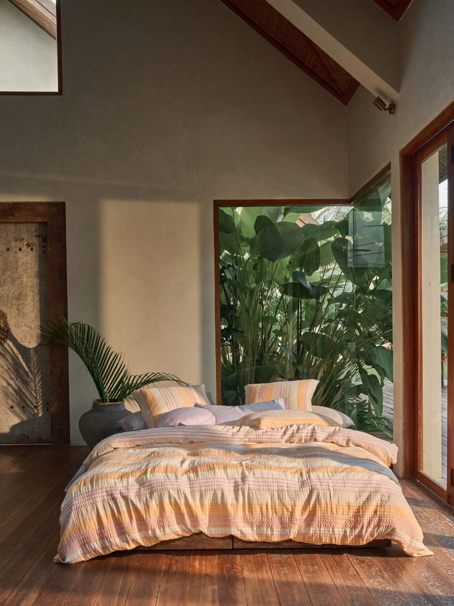 Linen House Quilt Cover LINEN HOUSE CAMPBELL | MANGO QUILT COVER