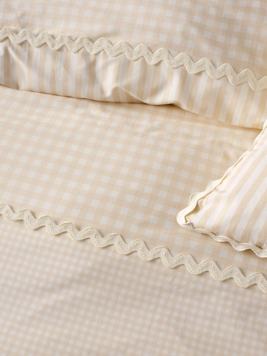 Linen House Quilt Cover LINEN HOUSE CHICA QUILT COVER SET - NATURAL