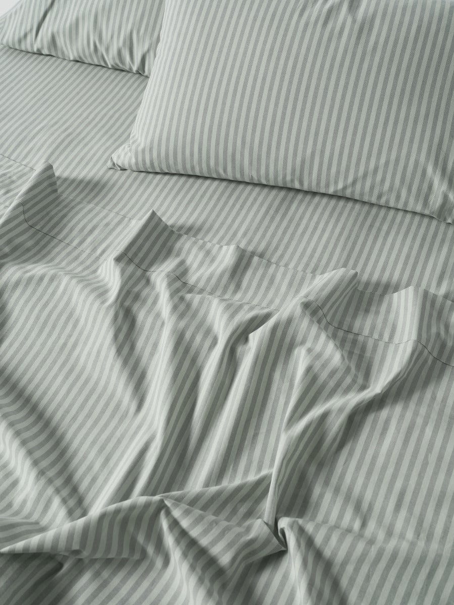 Linen House Bed Sheets LINEN HOUSE CLASSIC STRIPE | EUCALYPTUS SHEET SET