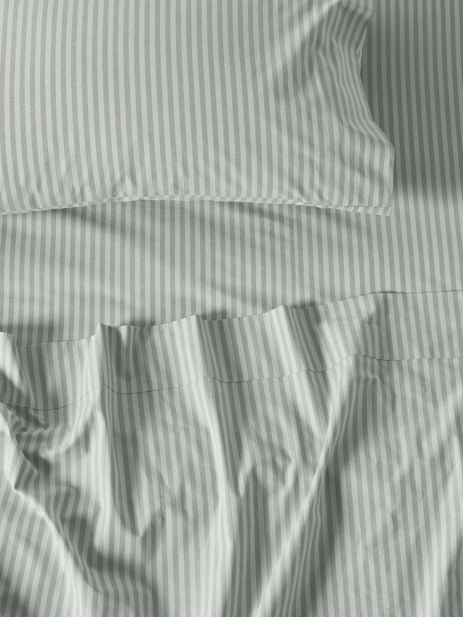 Linen House Bed Sheets LINEN HOUSE CLASSIC STRIPE | EUCALYPTUS SHEET SET