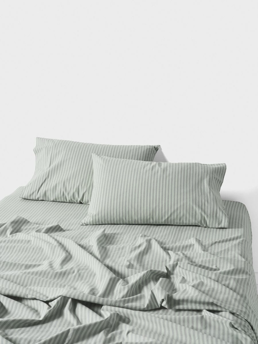 Linen House Bed Sheets LINEN HOUSE CLASSIC STRIPE | EUCALYPTUS SHEET SET
