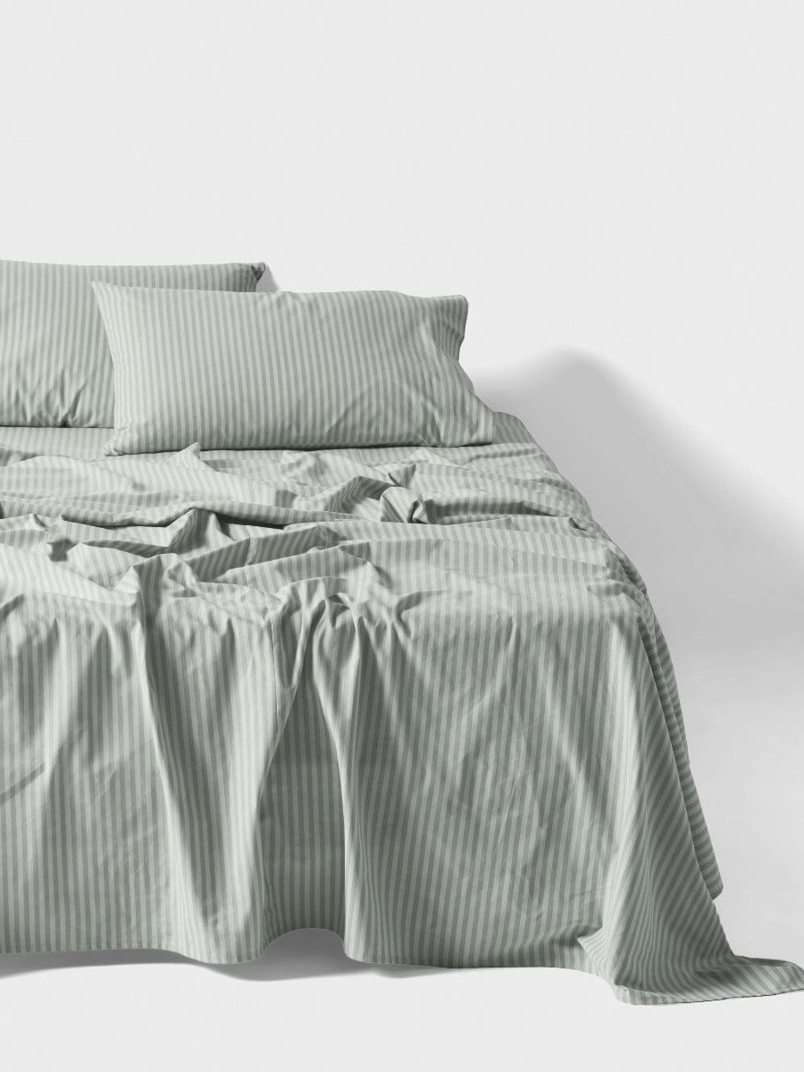 Linen House Bed Sheets LINEN HOUSE CLASSIC STRIPE | EUCALYPTUS SHEET SET