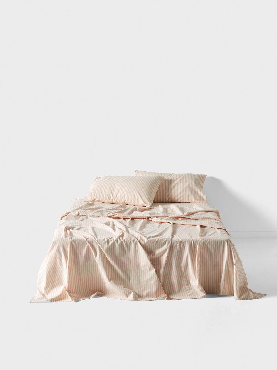 Linen House Bed Sheets LINEN HOUSE CLASSIC STRIPE SHEET SET - ROSE