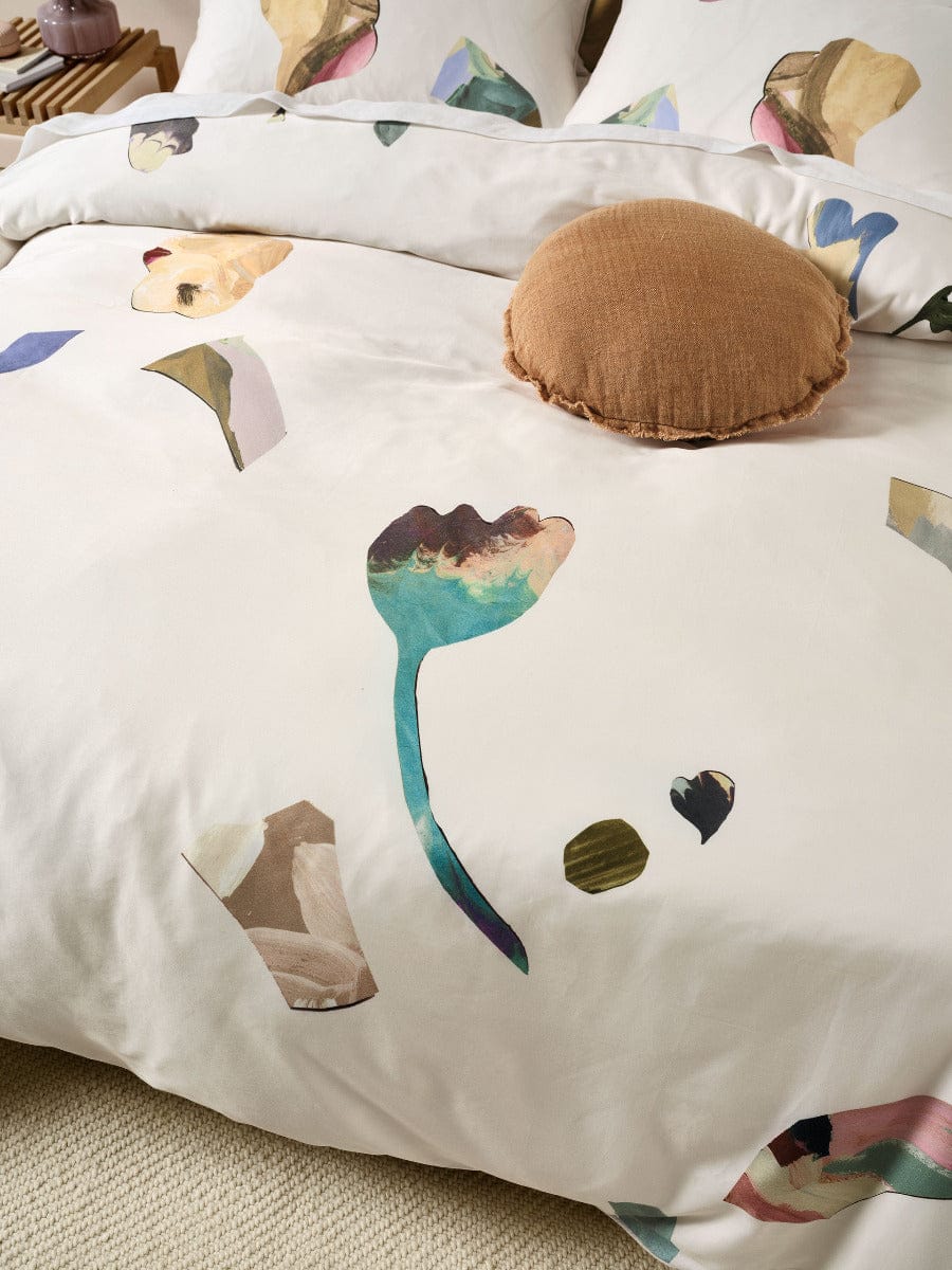 Linen House Quilt Cover LINEN HOUSE CLOVELLY | MULTI QUILT COVER