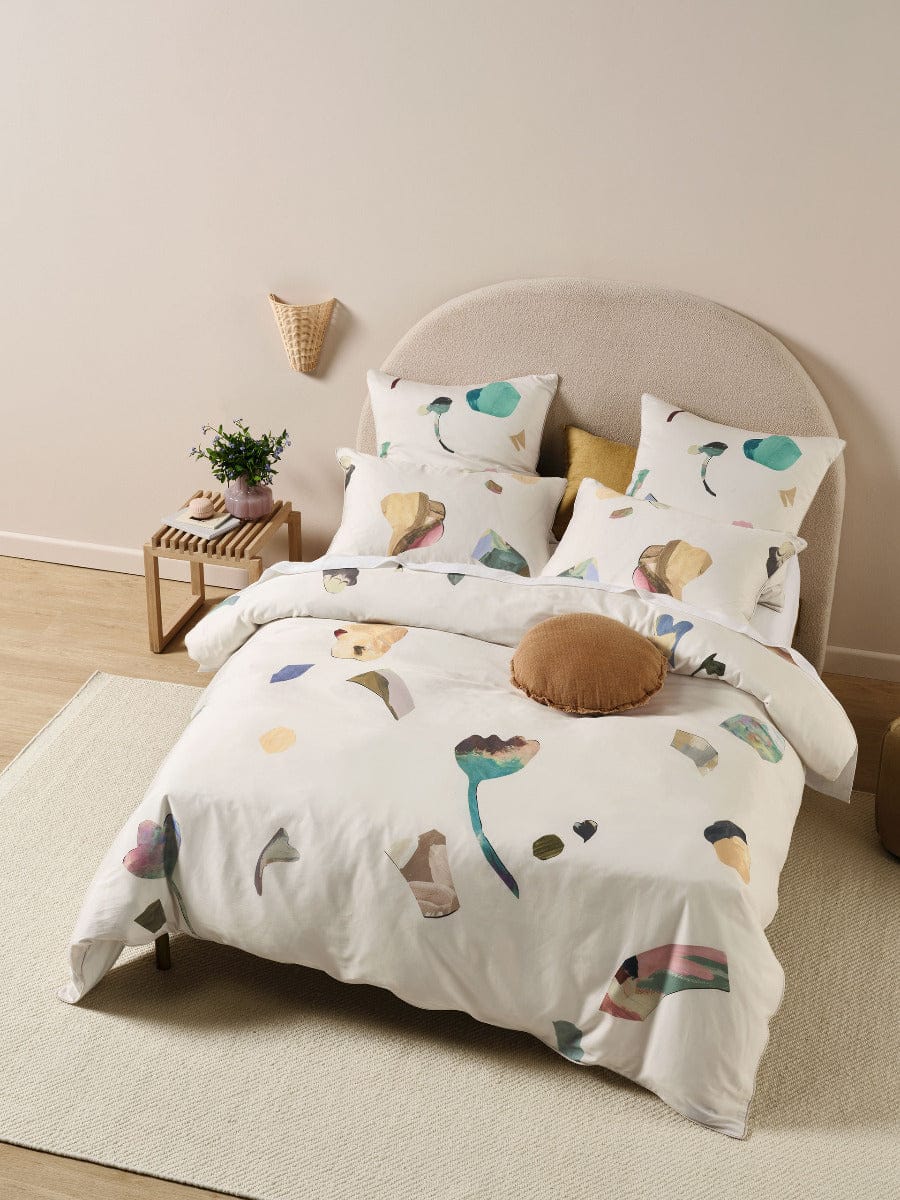 Linen House Quilt Cover LINEN HOUSE CLOVELLY | MULTI QUILT COVER
