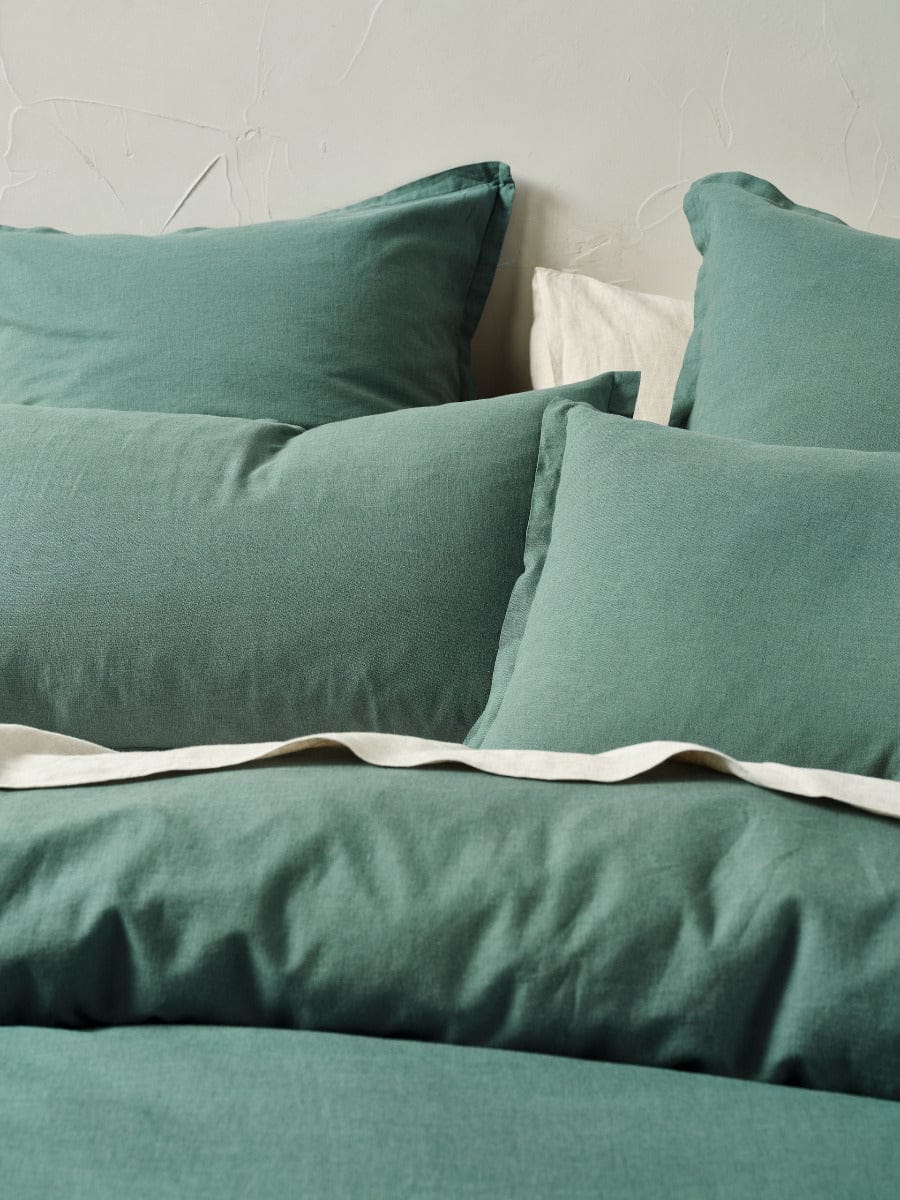 Linen House Quilt Cover LINEN HOUSE CONNIE | PINE QUILT COVER