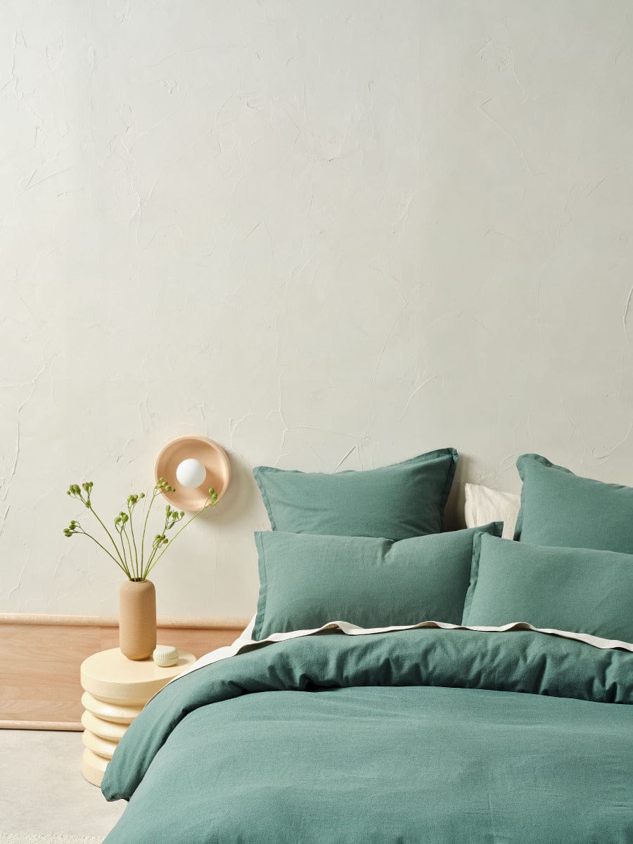 Linen House Quilt Cover LINEN HOUSE CONNIE | PINE QUILT COVER