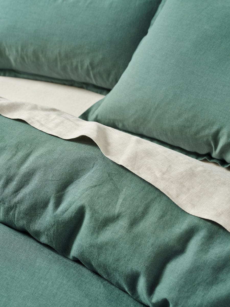 Linen House Quilt Cover LINEN HOUSE CONNIE | PINE QUILT COVER