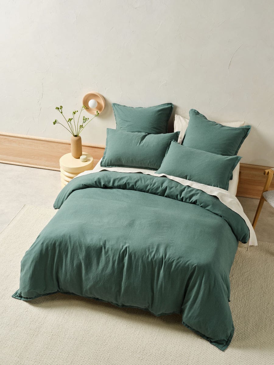 Linen House Quilt Cover LINEN HOUSE CONNIE | PINE QUILT COVER