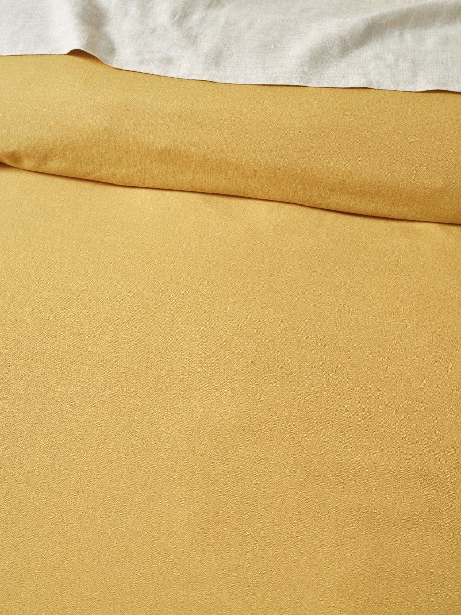 Linen House Quilt Cover LINEN HOUSE CONNIE | SAFFRON QUILT COVER