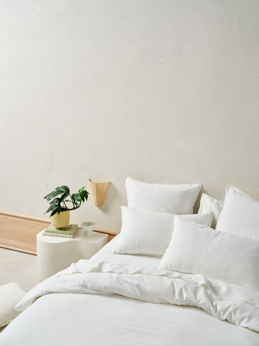 Linen House Quilt Cover LINEN HOUSE CONNIE | WHITE QUILT COVER