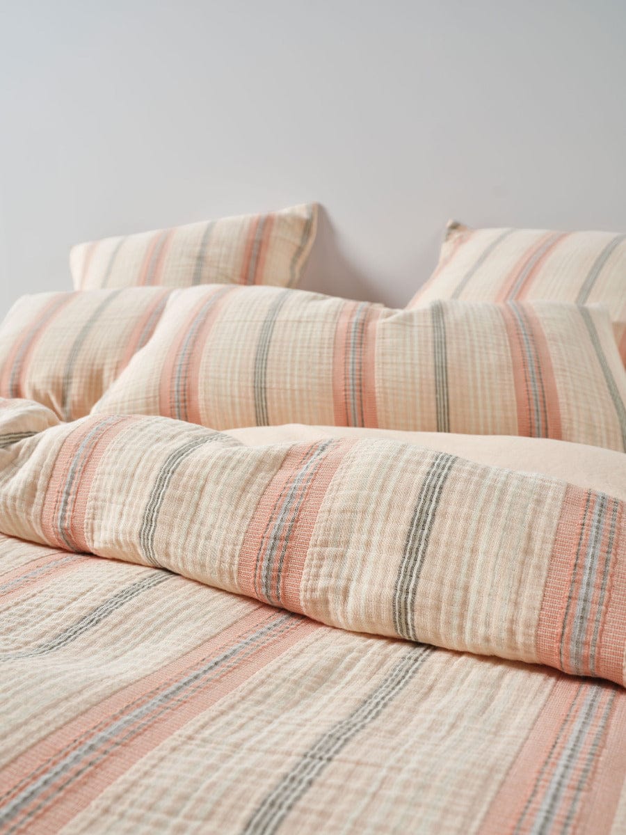 Linen House Quilt Cover LINEN HOUSE COOLUM | PAPAYA QUILT COVER