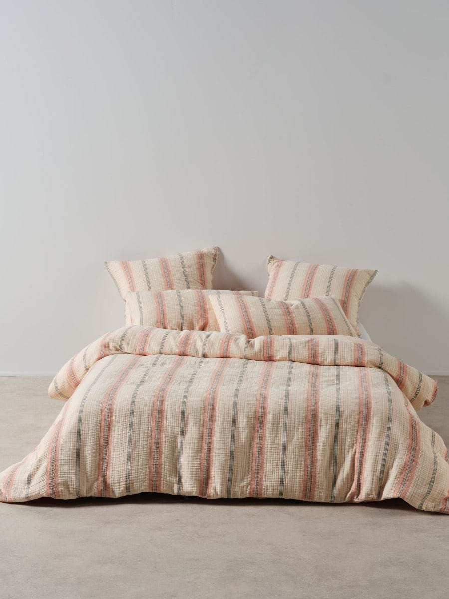 Linen House Quilt Cover LINEN HOUSE COOLUM | PAPAYA QUILT COVER