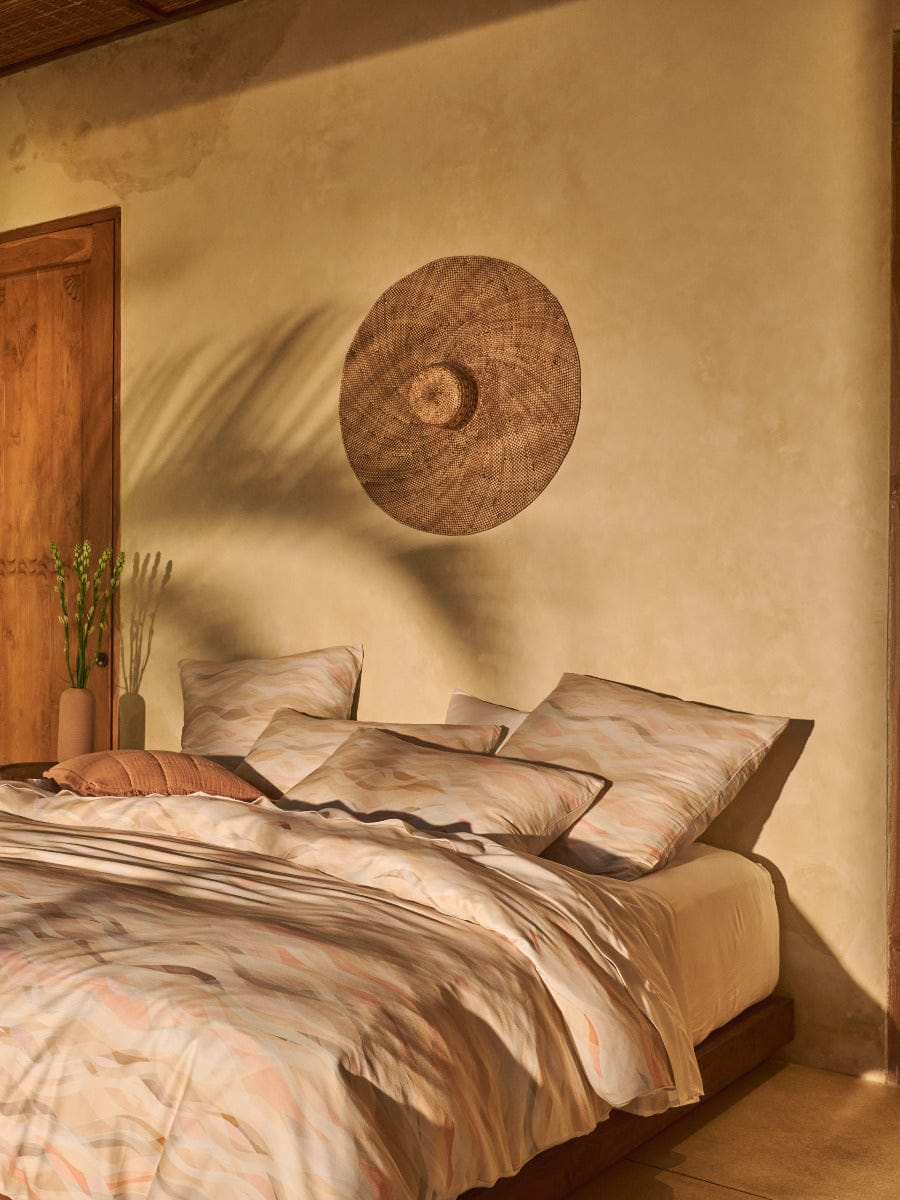 Linen House Quilt Cover LINEN HOUSE CURRUMBIN | PEACH QUILT COVER