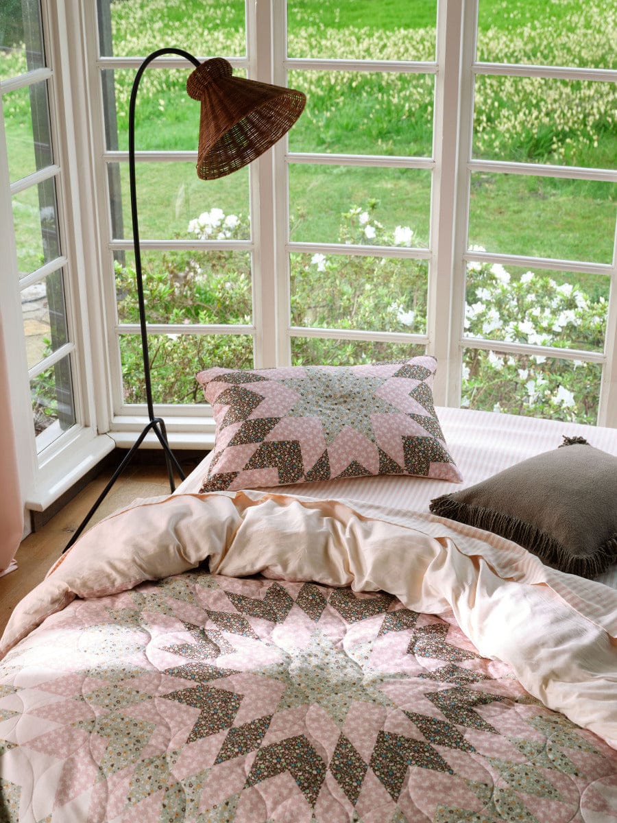Linen House Quilt Cover LINEN HOUSE DUSTY QUILT COVER SET - ROSE