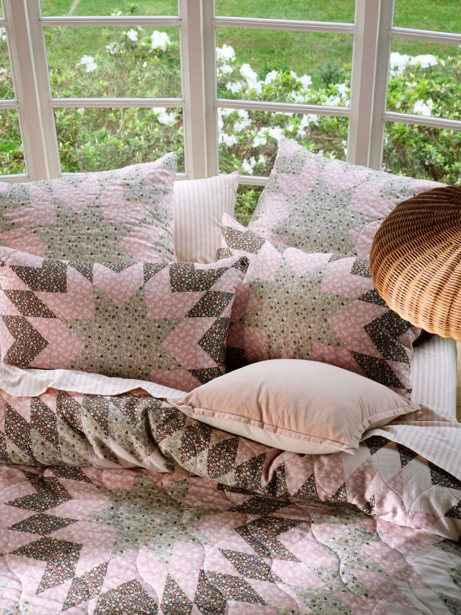 Linen House Quilt Cover LINEN HOUSE DUSTY QUILT COVER SET - ROSE