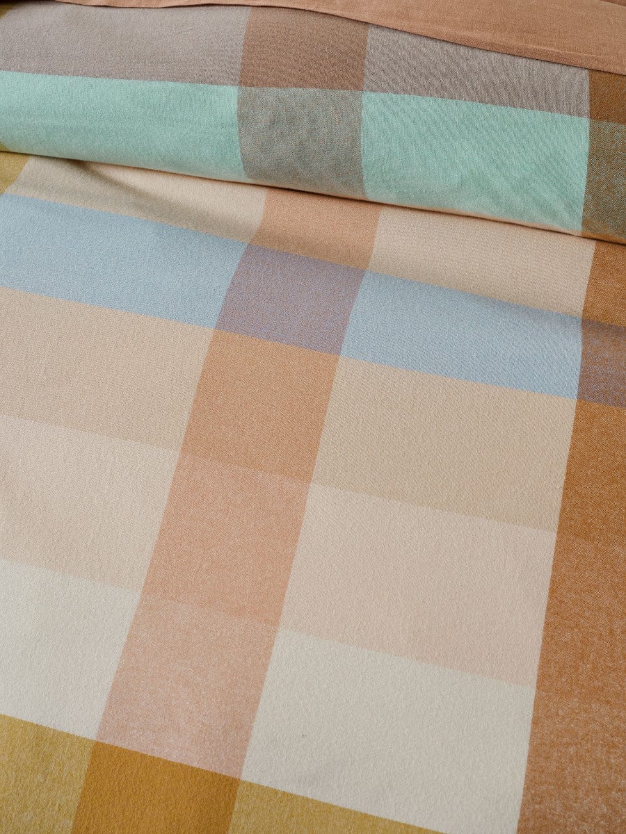 Linen House Quilt Cover LINEN HOUSE EASTWOOD | HAZELNUT QUILT COVER