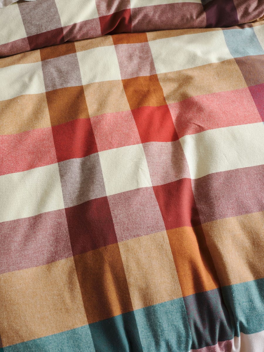 Linen House Quilt Cover LINEN HOUSE EASTWOOD QUILT COVER SET - PECAN