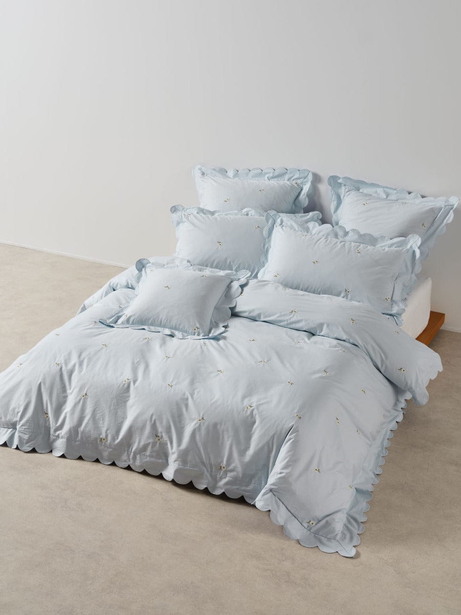 Linen House Quilt Cover LINEN HOUSE EVA | SKY QUILT COVER