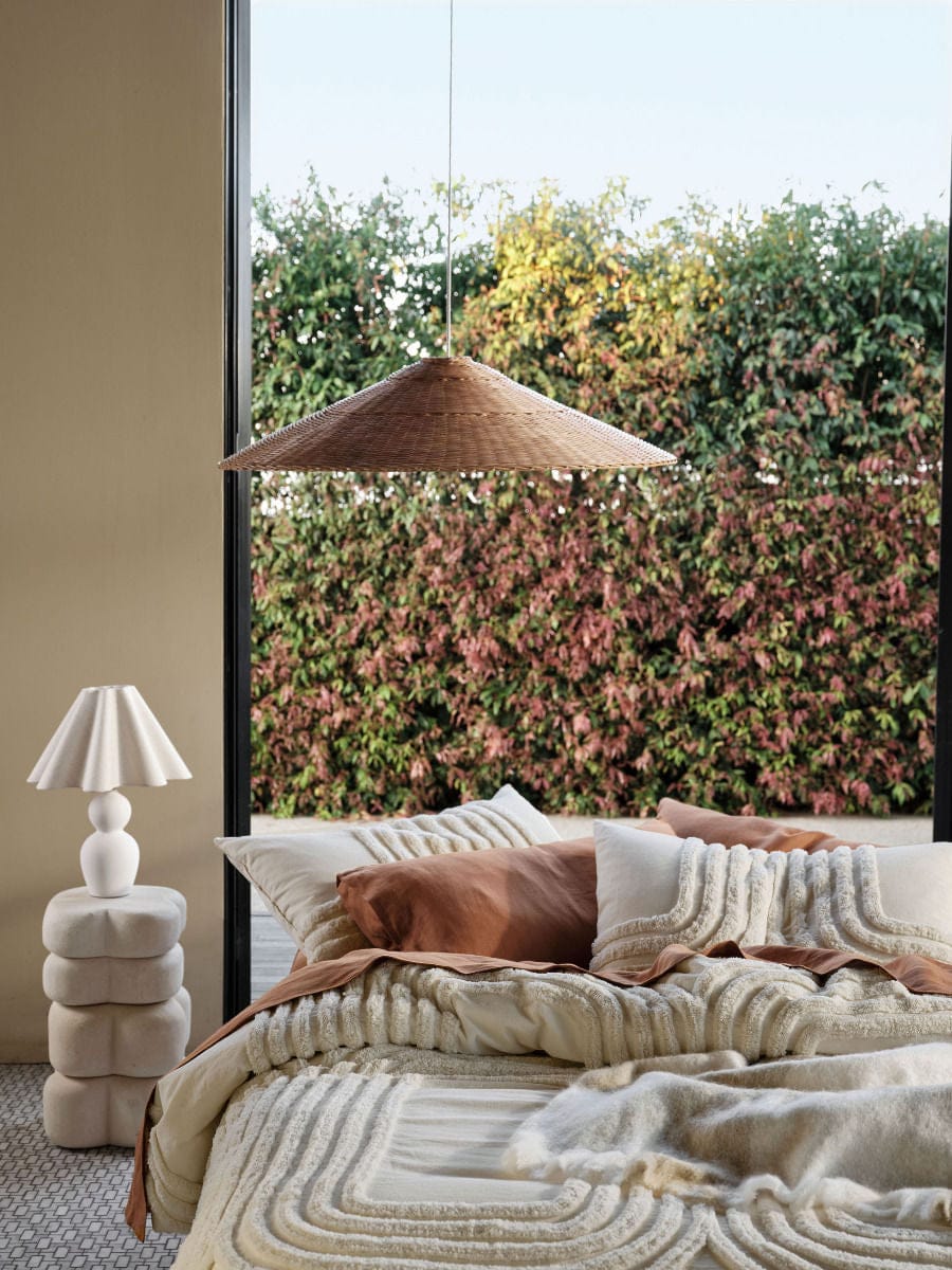 Linen House Quilt Cover LINEN HOUSE FARRAH VANILLA QUILT COVER SET