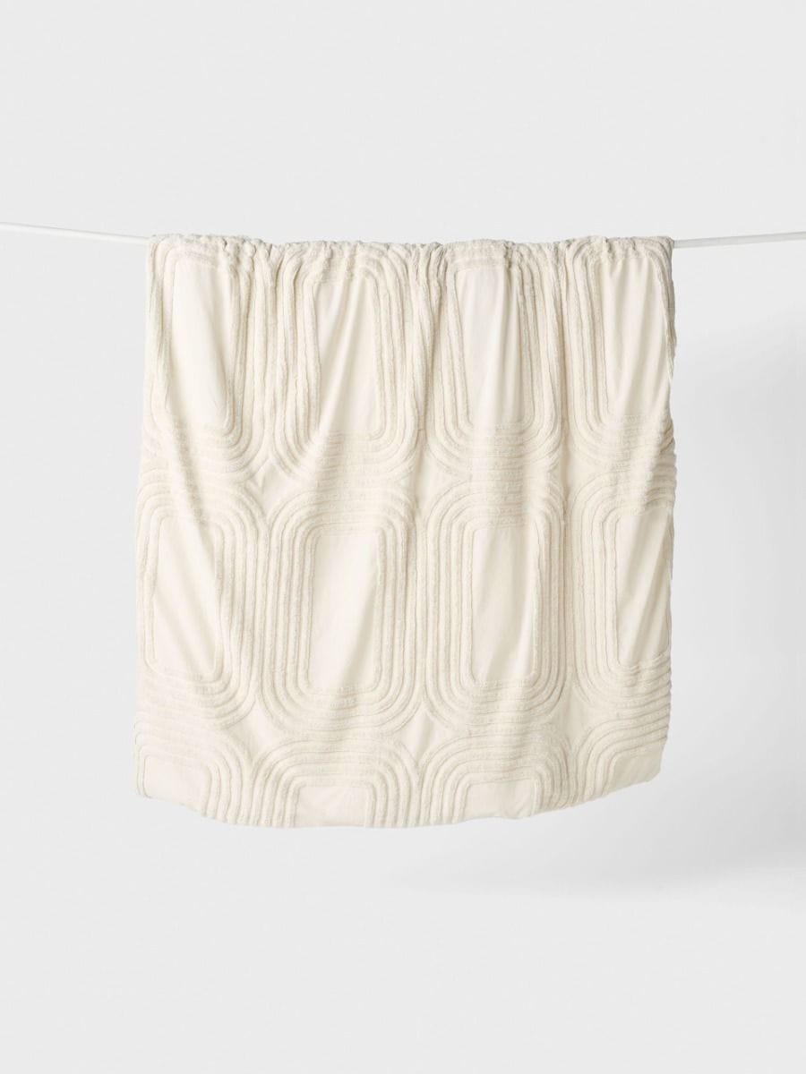 Linen House Quilt Cover LINEN HOUSE FARRAH VANILLA QUILT COVER SET