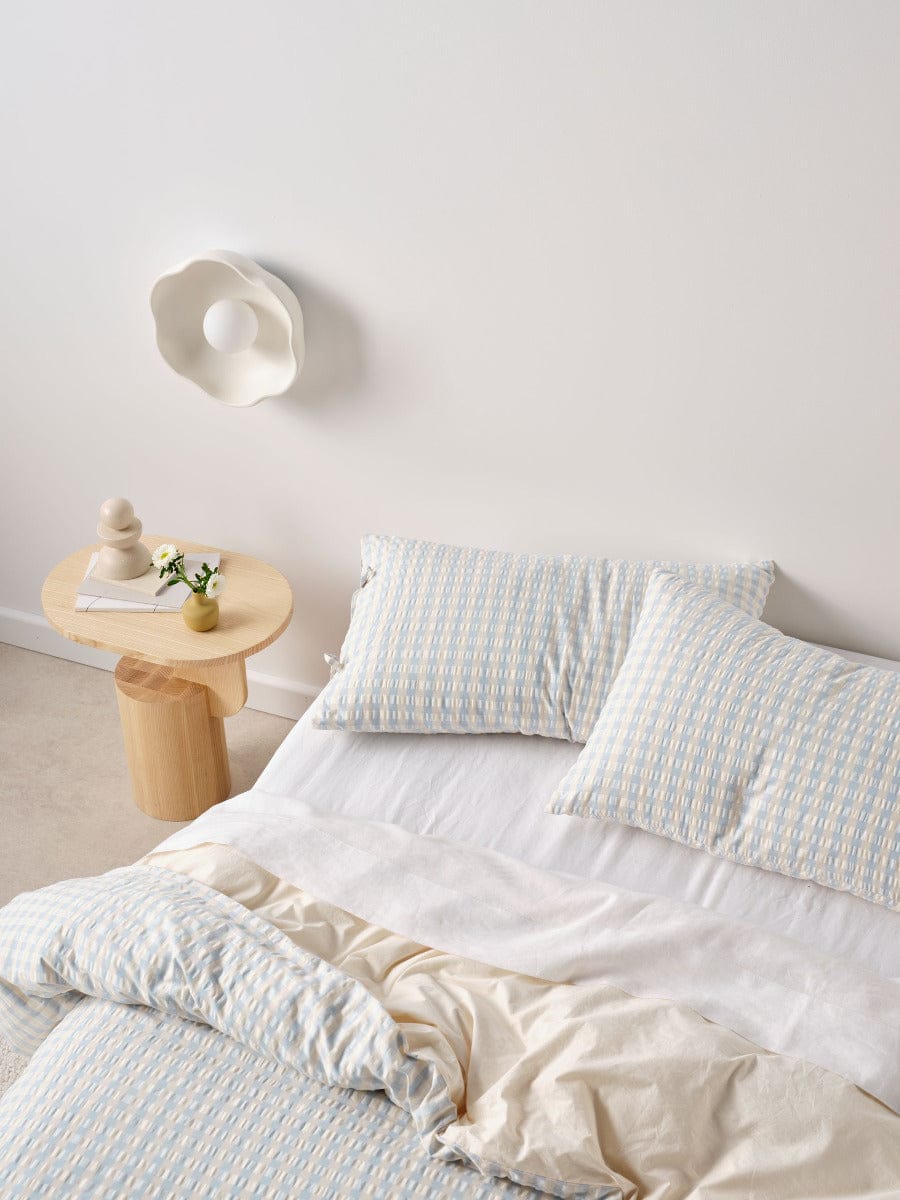 Linen House Quilt Cover LINEN HOUSE FERRARA QUILT COVER SET - CORNFLOWER